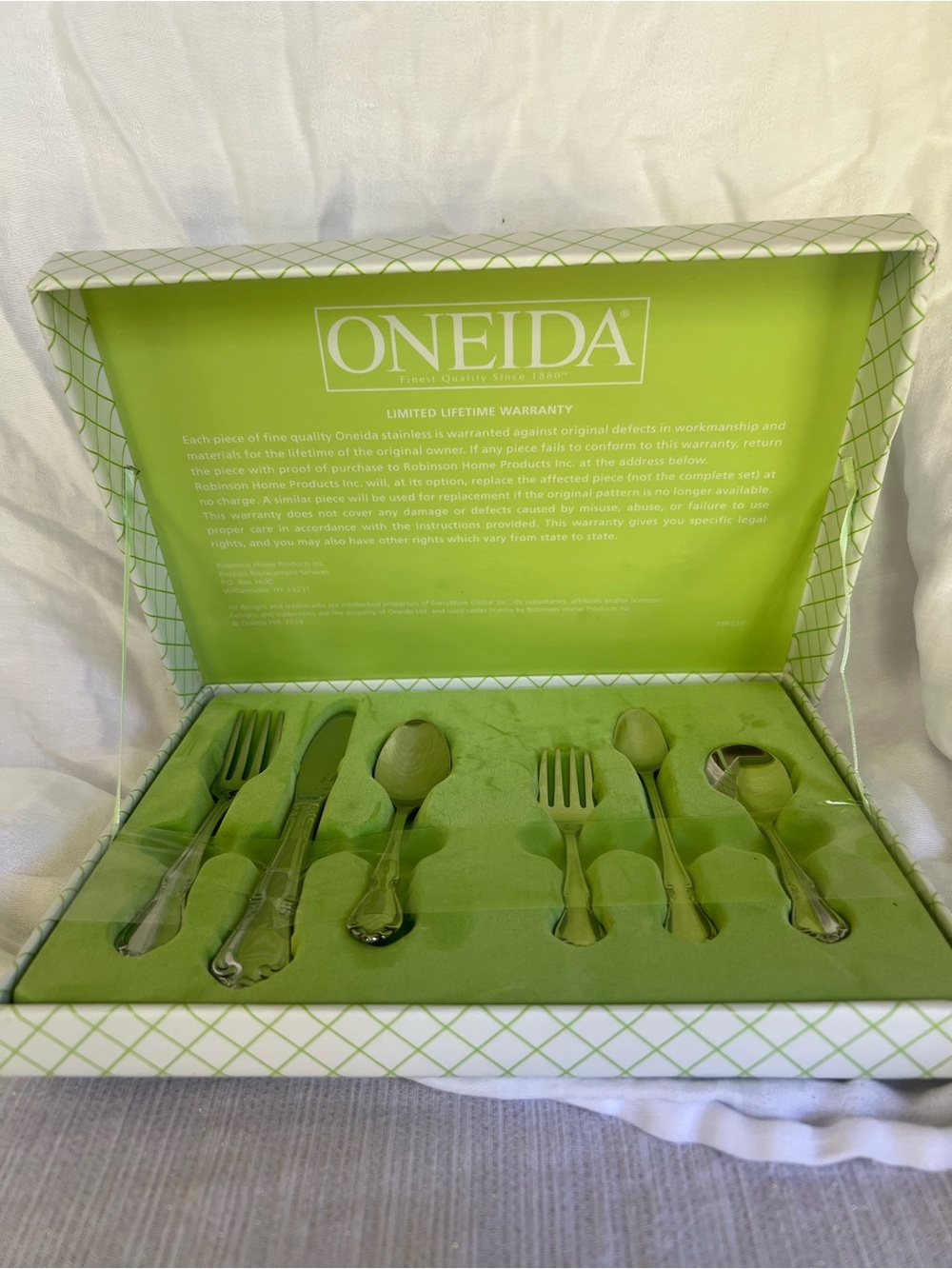 Oneida Progressive Feeding Child’s Stainless Flatware- Classic Place Setting